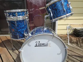 1964 Premier Jazz kit in Blue Pearl!