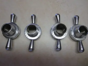 4 Rogers MACHINED collet noses!