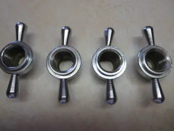 4 Rogers MACHINED collet noses!