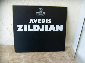 STILL AVAILABLE: vintage BANNERS &amp; SIGNS: ZILDJIAN/ SLINGERLAND/ LUDWIG