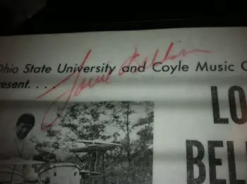 Louie Bellson autograph!!