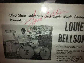 Louie Bellson autograph!!