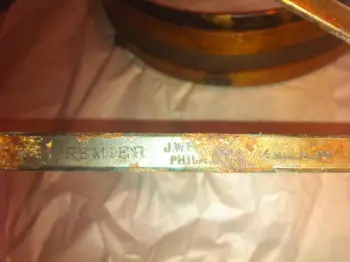 Snare drum from WW1 drummer, what is it? Value? Do I have the pieces right?