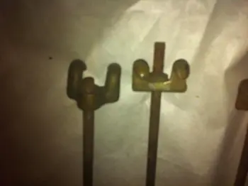 Bass drum or marching drum tension rods from WW1 era