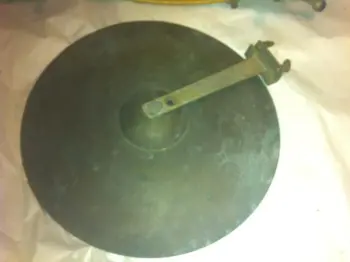 WW1 cymbal and Bass drum Cymbal, with attachment, Rare? Valuable