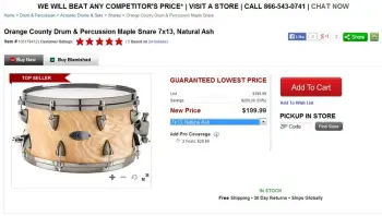 Need into on this snare...I'm picking up tomorrow