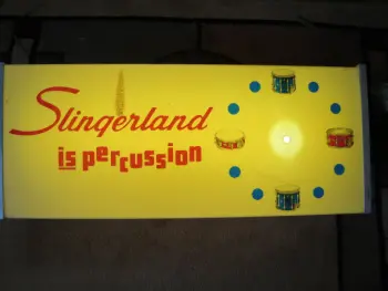 Circa 1971 Slingerland light up sign/clock.....