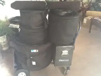 How do you pack and carry your drum sets?