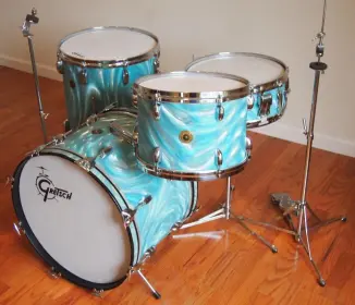 Gretsch RB aqua flame 20/16/13/14