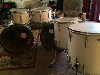 Late 60s early 70s premier double bass kit