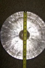 Hopefully you can tell me info.  VINTAGE RARE SIGNED CYMBAL