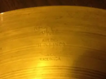 True vintage cymbal find...