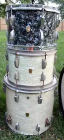 Red Onyx Rogers for Gold sparkle Ludwig