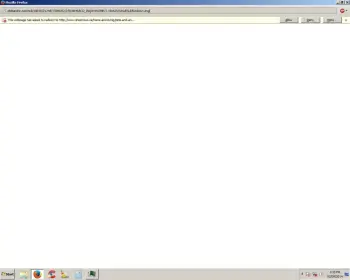 False image Error Notification