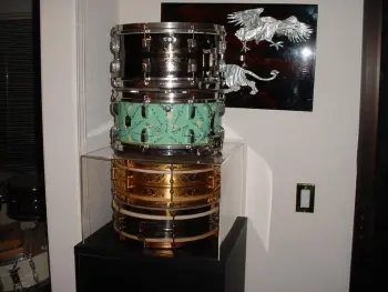 Behind every vintage drum collector