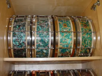 Behind every vintage drum collector