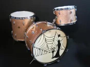 Gretsch 1960s NAME BAND : Champagne Sparkle : 22-13-16 Kit