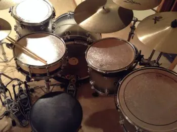 DW drumset, used in Foreigner, early 1990's