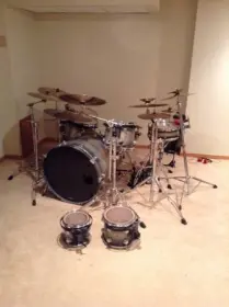 DW drumset, used in Foreigner, early 1990's