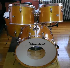 1970's Slingerland Concert Tom Kit Natural Finish
