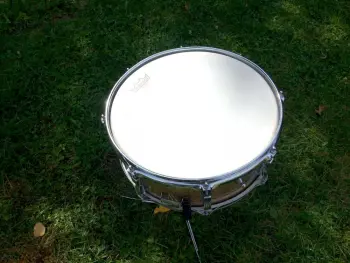 1966 Ludwig Downbeat 12/14/20 w matching Jazz Fest snare, Champagne Sparkle - AMAZING