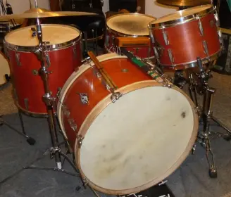 Orange Satin Stained 1940's Gretsch