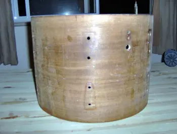 Drum Wrap Removal From a 3-ply Shell