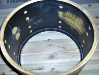 Drum Wrap Removal From a 3-ply Shell