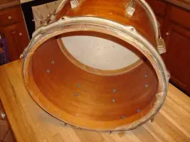1940's oval Elkhart Indiana Badged drum