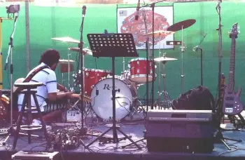 Playing someone else's drums