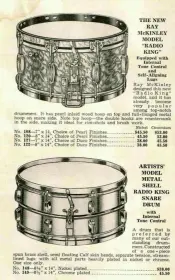 1938-40 Slingerland Ray McKinley Model RK
