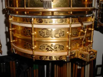 1925 l &amp; l gold plated/engraved triumphal #9
