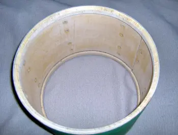Drum Wrap Removal From a 3-ply Shell