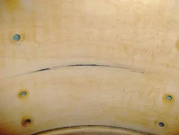 Drum Wrap Removal From a 3-ply Shell