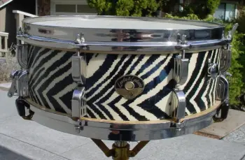 1950-55 LEEDY &amp; LUDWIG 5 x 14 “ZEBRA” BROADWAY STANDARD MODEL