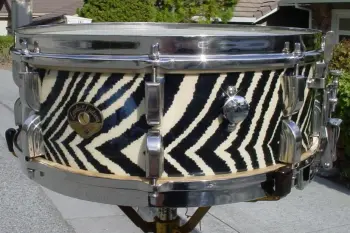 1950-55 LEEDY &amp; LUDWIG 5 x 14 “ZEBRA” BROADWAY STANDARD MODEL