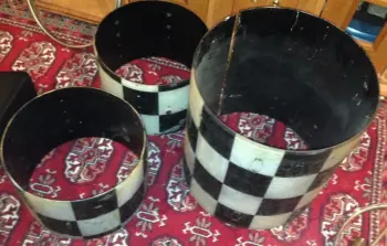 Checkerboard Shells (Fibes Lugs and Rogers Mounts)