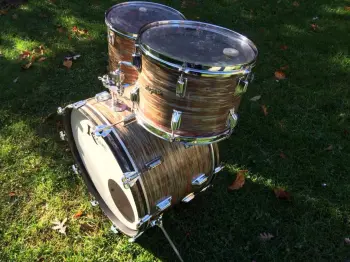 *RARE FINISH* Vintage Rogers Drum set, original Pink Oyster wrap!