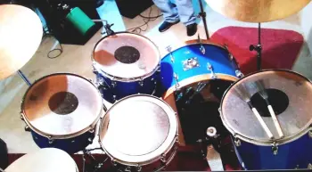 70s Slingerland Blue Lacquer (?) Kit