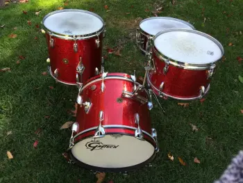 1960's Vintage Gretsch Round Badge bop kit 12/14/18 !