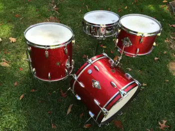 1960's Vintage Gretsch Round Badge bop kit 12/14/18 !