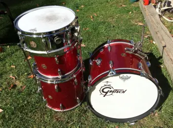 1960's Vintage Gretsch Round Badge bop kit 12/14/18 !