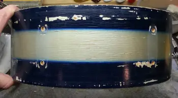 Late 50's/Early 60's Rogers Blue/Silver Duco Kit