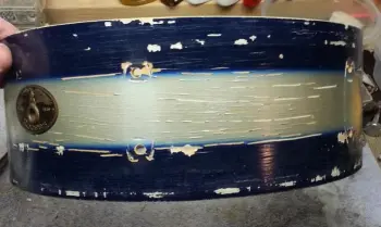 Late 50's/Early 60's Rogers Blue/Silver Duco Kit