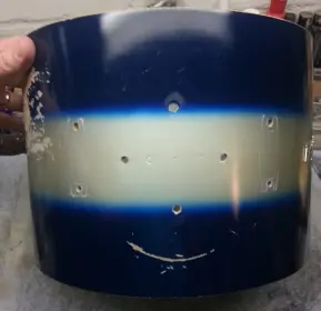 Late 50's/Early 60's Rogers Blue/Silver Duco Kit