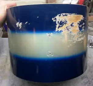 Late 50's/Early 60's Rogers Blue/Silver Duco Kit