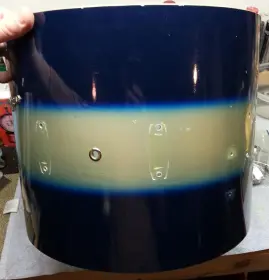 Late 50's/Early 60's Rogers Blue/Silver Duco Kit