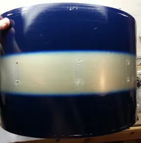Late 50's/Early 60's Rogers Blue/Silver Duco Kit