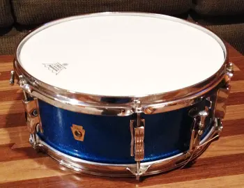 FOR SALE: Vintage 1966 Ludwig Pioneer Snare in Blue Sparkle