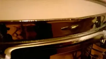 The tuning of the brass drumpet